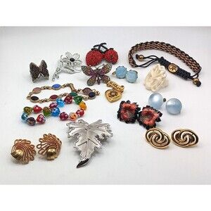Jewelry Collection Brooches,Rings,Earrings, bracelets Crown Trifari, Scarab, +